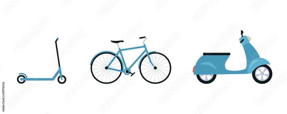 Εκτύπωση καμβά Urban eco transport set