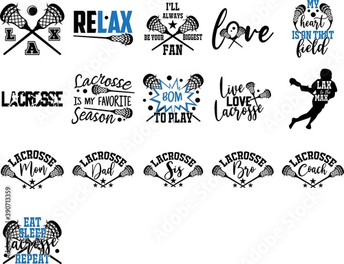 Collection of Lacrosse phrases, slogans or quotes