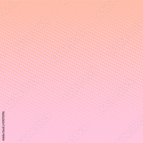 Low contrast Halftone Vector Background. Pink and Orange Vector Halftone Background. 