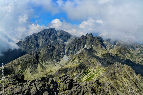 Gerlachovsky stit (gerlach) in Tatra Mountains. The highest peak of the Carpathians. Slovakia