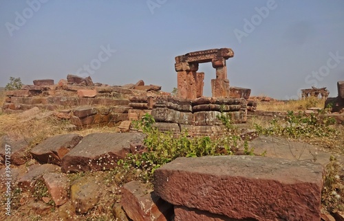 Ashapuri Temple Ruins at Bhopal, Madhya Pradesh 