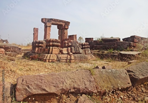 Ashapuri Temple Ruins at Bhopal, Madhya Pradesh 