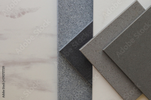 Stone samples as background, close up