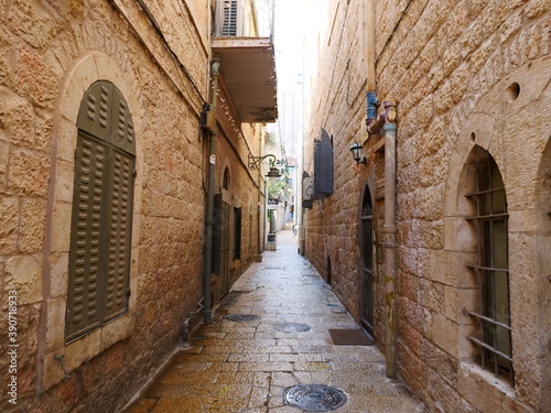street in the old city Jerusalem