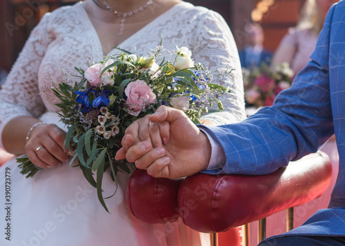 Obraz na płótnie Wedding day. w salonie