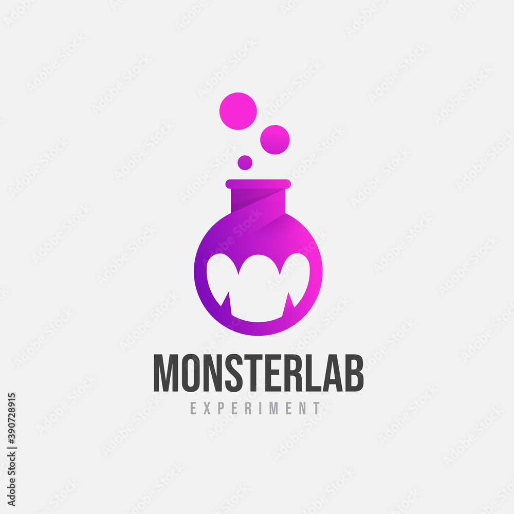 Monsterlab Logo. Vector illustration Monsterlab Logo. Vector illustration