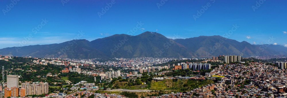 Panoramic view of Caracas, Venezuela