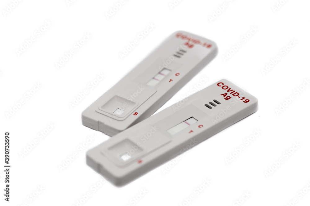 positive test for coronavirus on an isolated monochrome background positive test for coronavirus on an isolated monochrome background