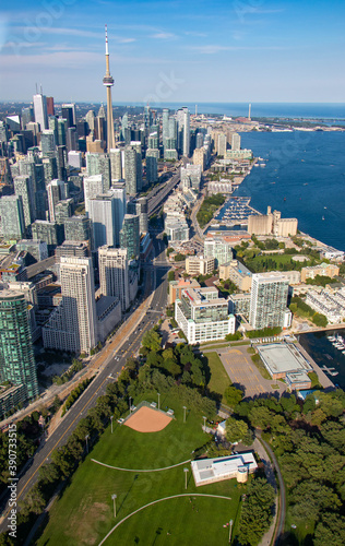 Photography view of downtown city