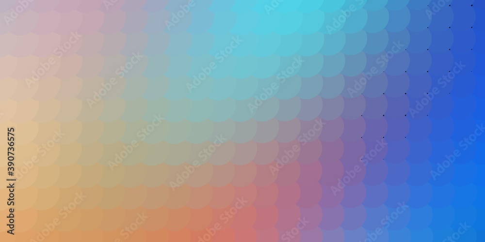 Light Blue, Yellow vector background with bubbles. Light Blue, Yellow vector background with bubbles.