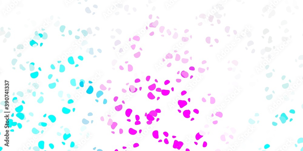 Light pink, blue vector background with random forms. Light pink, blue vector background with random forms.