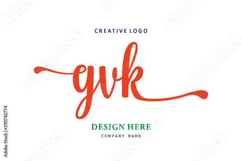 GVK lettering logo is simple, easy to understand and authoritative