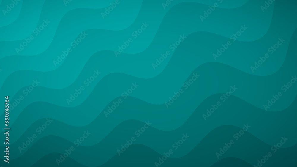 Abstract background of wavy lines in shades of light blue Abstract background of wavy lines in shades of light blue