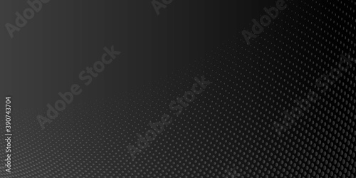 Dark deep black dynamic abstract vector background with diagonal lines. Modern creative halftone premium gradient. 3d cover of business presentation banner for sale event night party. Soft shadow dots