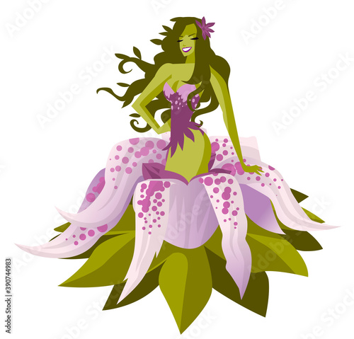 Alraune female half flower magical creature