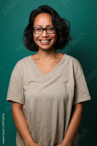 Portrait of a beautiful young woman