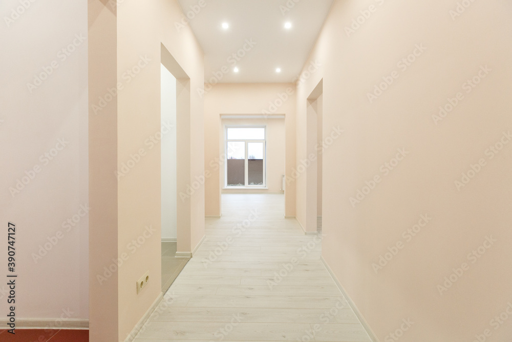 Fototapeta premium unfurnished house or apartment in bright colors