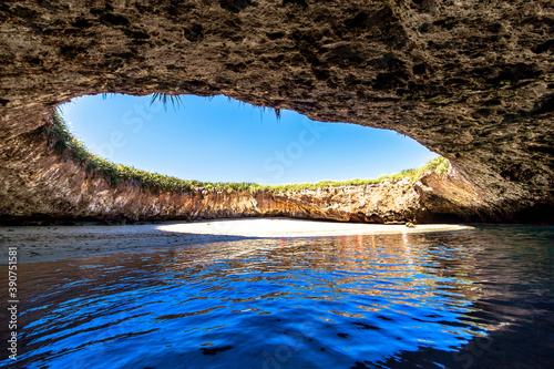 The secret beach at the Marietas Islands