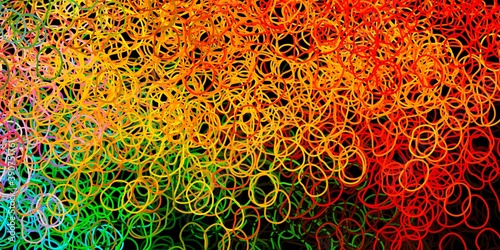 Dark multicolor vector backdrop with chaotic shapes.