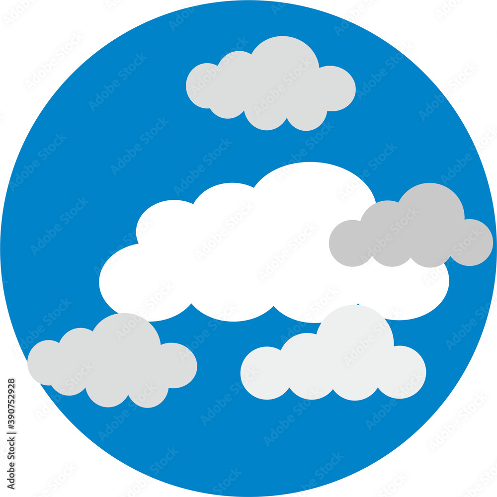 blue sky with clouds