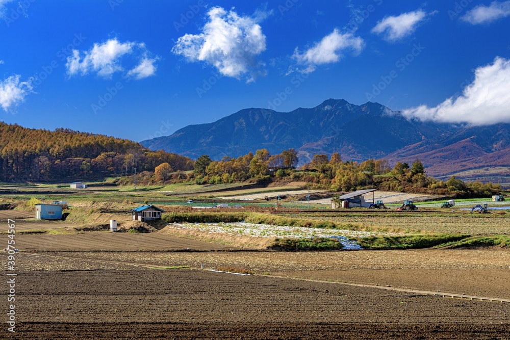 長野県・秋の川上村の風景 7