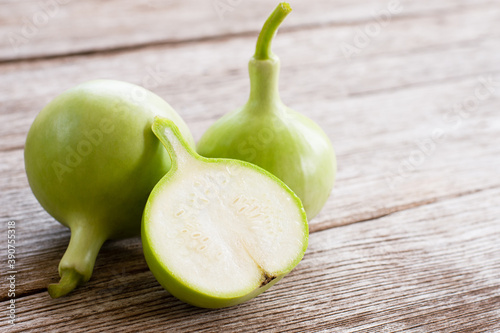 Bottle gourd or calabash gourd ( Lagenaria Siceraria)