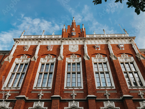  Krakow Poland. Natural beautiful photo of Jagiellonian University, education Poland