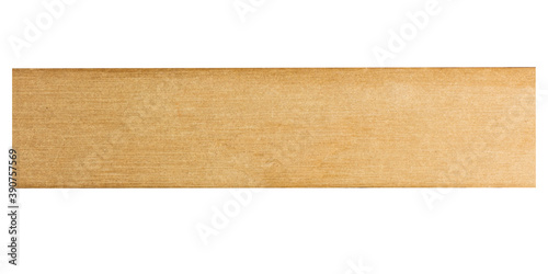 Wooden on white isolate background.