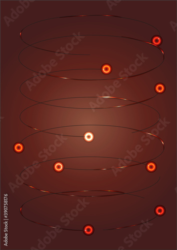 Abstract elegant background with straight-faced shapes for design.