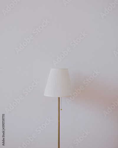 lamp on the table