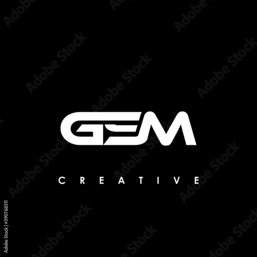 GSM Letter Initial Logo Design Template Vector Illustration	
