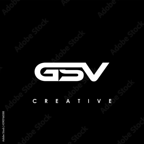 GSV Letter Initial Logo Design Template Vector Illustration	
 photo