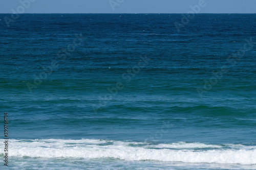 Beautiful sea scene, Seascape background, Blue sea, Waves