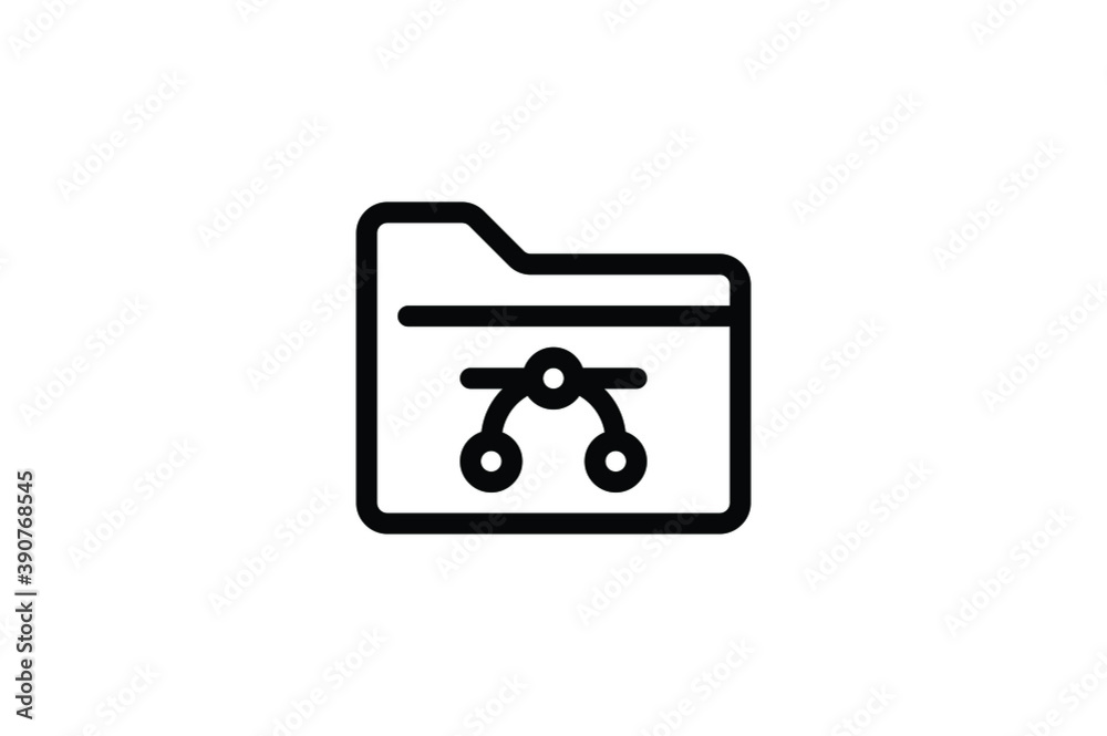 Graphic Design Icon - Folder Graphic Design Icon - Folder