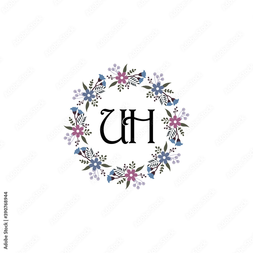 Initial UH Handwriting, Wedding Monogram Logo Design, Modern Minimalistic and Floral templates for Invitation cards
Initial UH Handwriting, Wedding Monogram Logo Design, Modern Minimalistic and Floral templates for Invitation cards