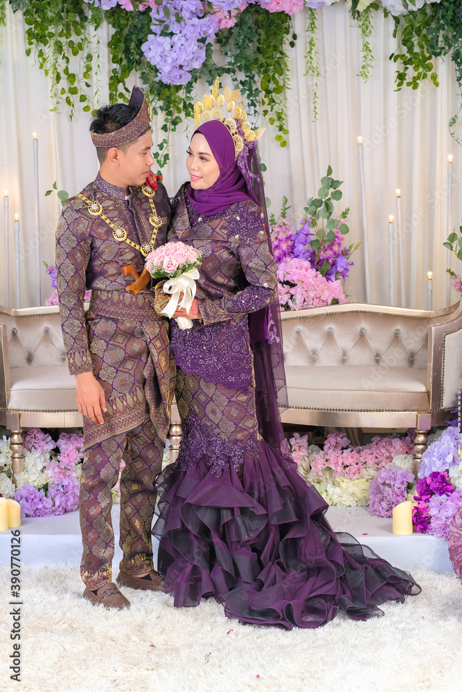 malay wedding headpiece