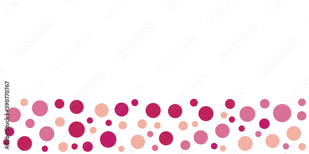 Pink red yellow white dot abstract background
