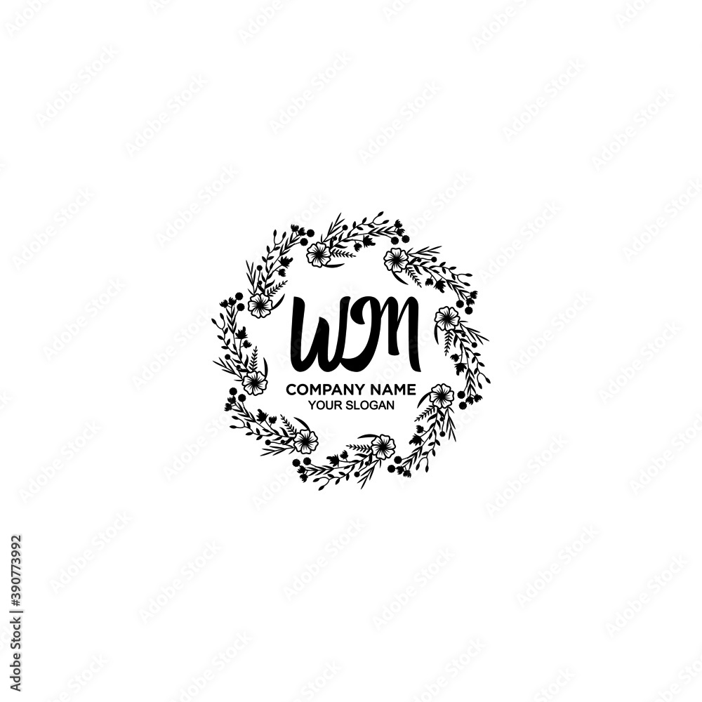 Initial WM Handwriting, Wedding Monogram Logo Design, Modern Minimalistic and Floral templates for Invitation cards
Initial WM Handwriting, Wedding Monogram Logo Design, Modern Minimalistic and Floral templates for Invitation cards