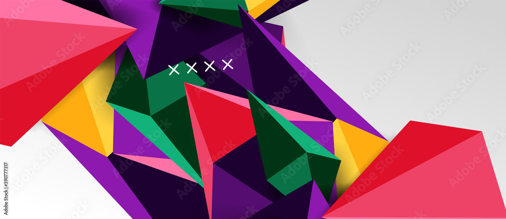 3d low poly abstract shape background vector illustration 3d low poly abstract shape background vector illustration