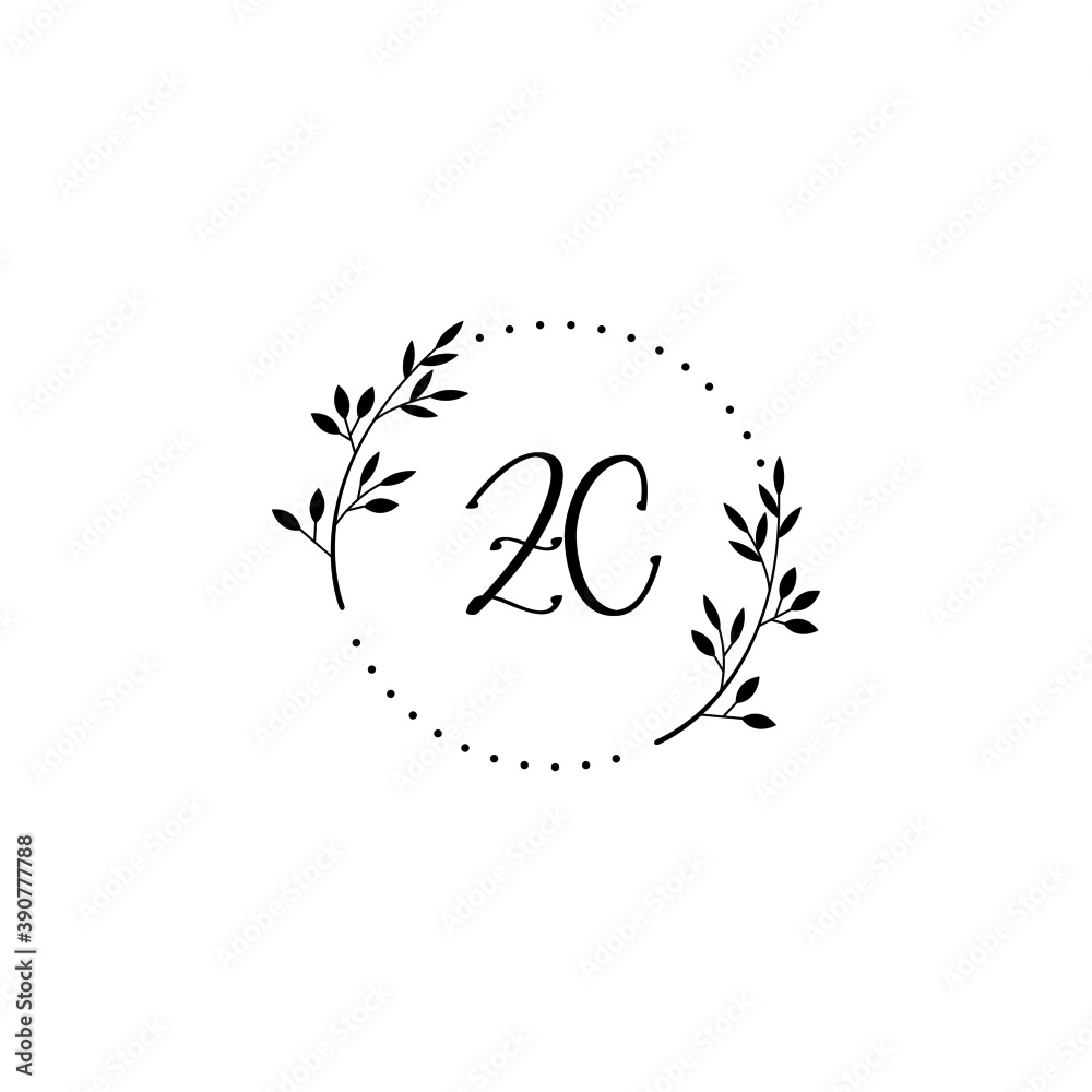 Initial ZC Handwriting, Wedding Monogram Logo Design, Modern Minimalistic and Floral templates for Invitation cards
Initial ZC Handwriting, Wedding Monogram Logo Design, Modern Minimalistic and Floral templates for Invitation cards
