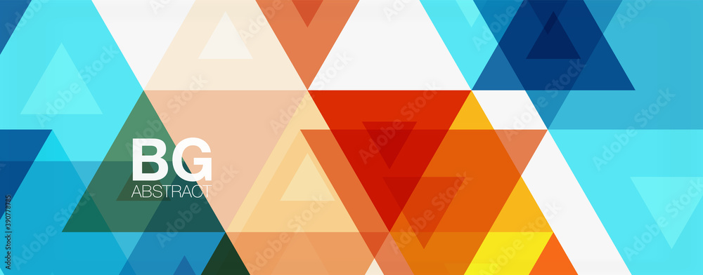 Mosaic triangle pattern abstract background for cover, banner, flyer and poster and other template Mosaic triangle pattern abstract background for cover, banner, flyer and poster and other template