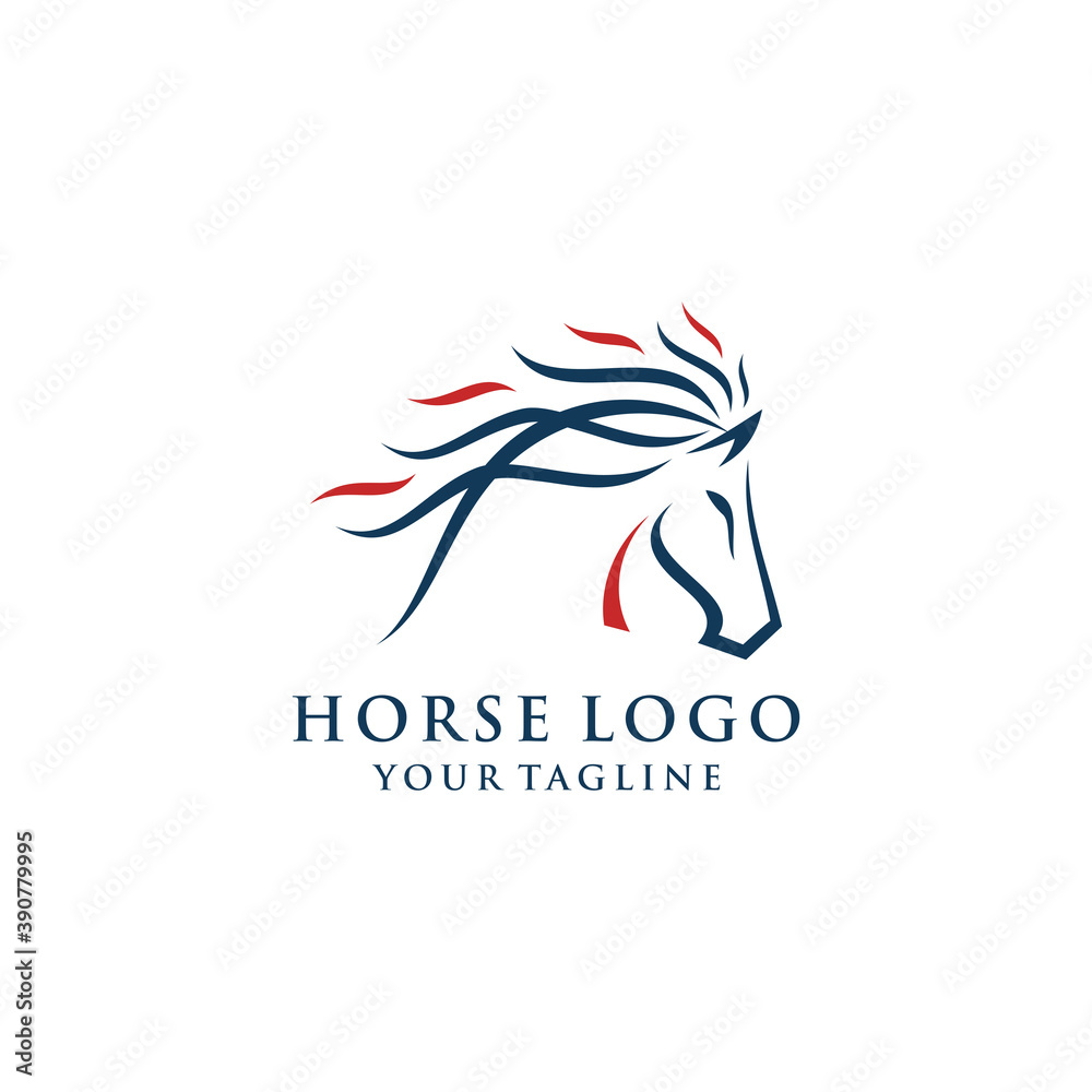 Creative Horse logo Design Template