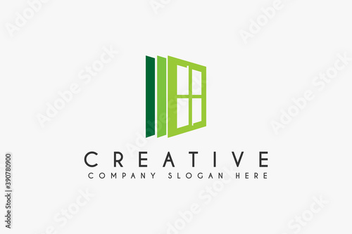 Windows logo design template element. Windows icon design. Suitable for Business and real estate isolated on white background