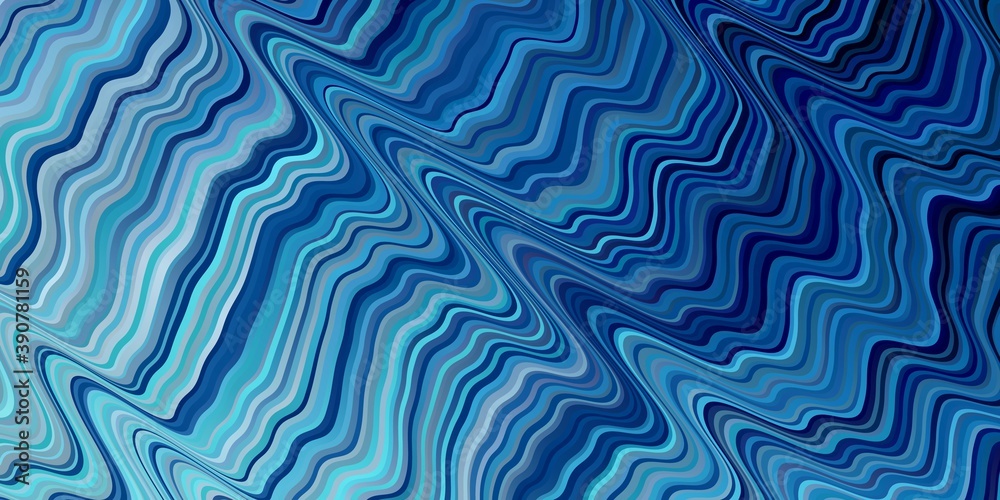 Light BLUE vector background with bent lines. Light BLUE vector background with bent lines.