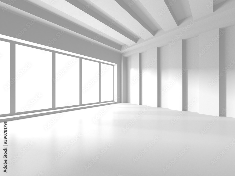 Abstract White Architecture Design Concept Abstract White Architecture Design Concept