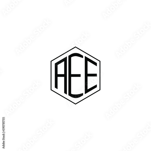AEE letter icon design on white background.Creative letter AEE/A E E logo design. AEE initials Logo design.