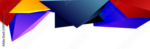 Free Download Triangle mosaic abstract background, 3d triangular low poly shapes. Geometric vector illustration for covers, banners, flyers and posters and other - GFXLoad