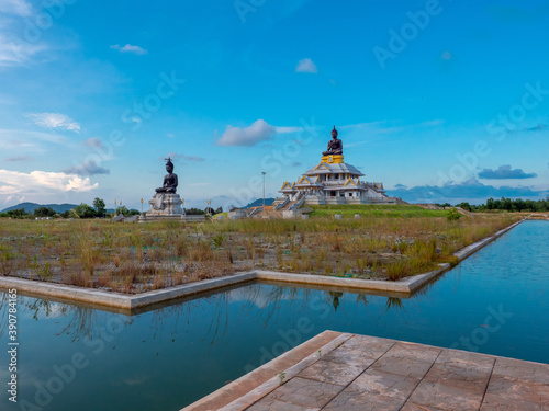 buddha temple on the river