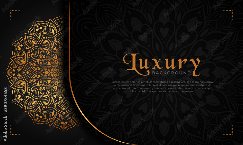 Luxury mandala background with floral ornament pattern. Hand drawn gold mandala design. Vector mandala template for decoration invitation, cards, wedding, logos, cover, brochure, flyer, banner. Luxury mandala background with floral ornament pattern. Hand drawn gold mandala design. Vector mandala template for decoration invitation, cards, wedding, logos, cover, brochure, flyer, banner.