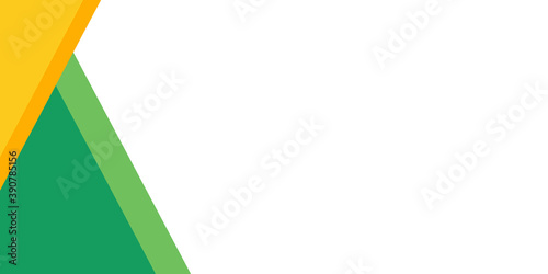 Green tone color and Yellow color background abstract art vector 